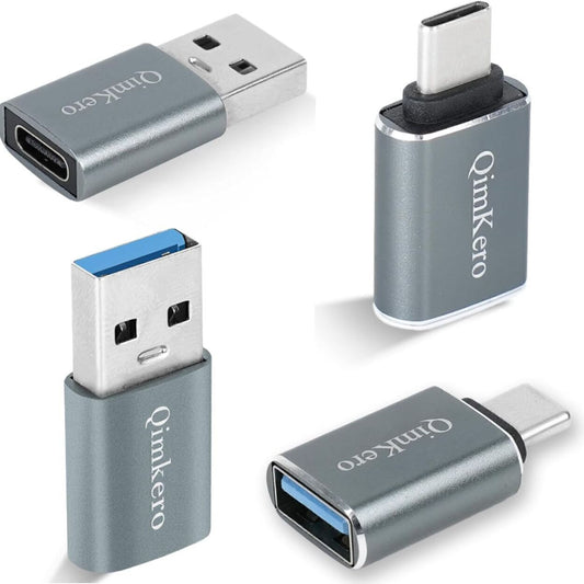 Type C Female To A Male & Converter USB C Male To USB Female-4 Ct