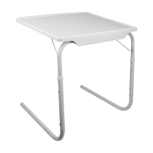 Foldable Table Adjustable Portable TV Tray Laptop Sofa Bed Side Desk