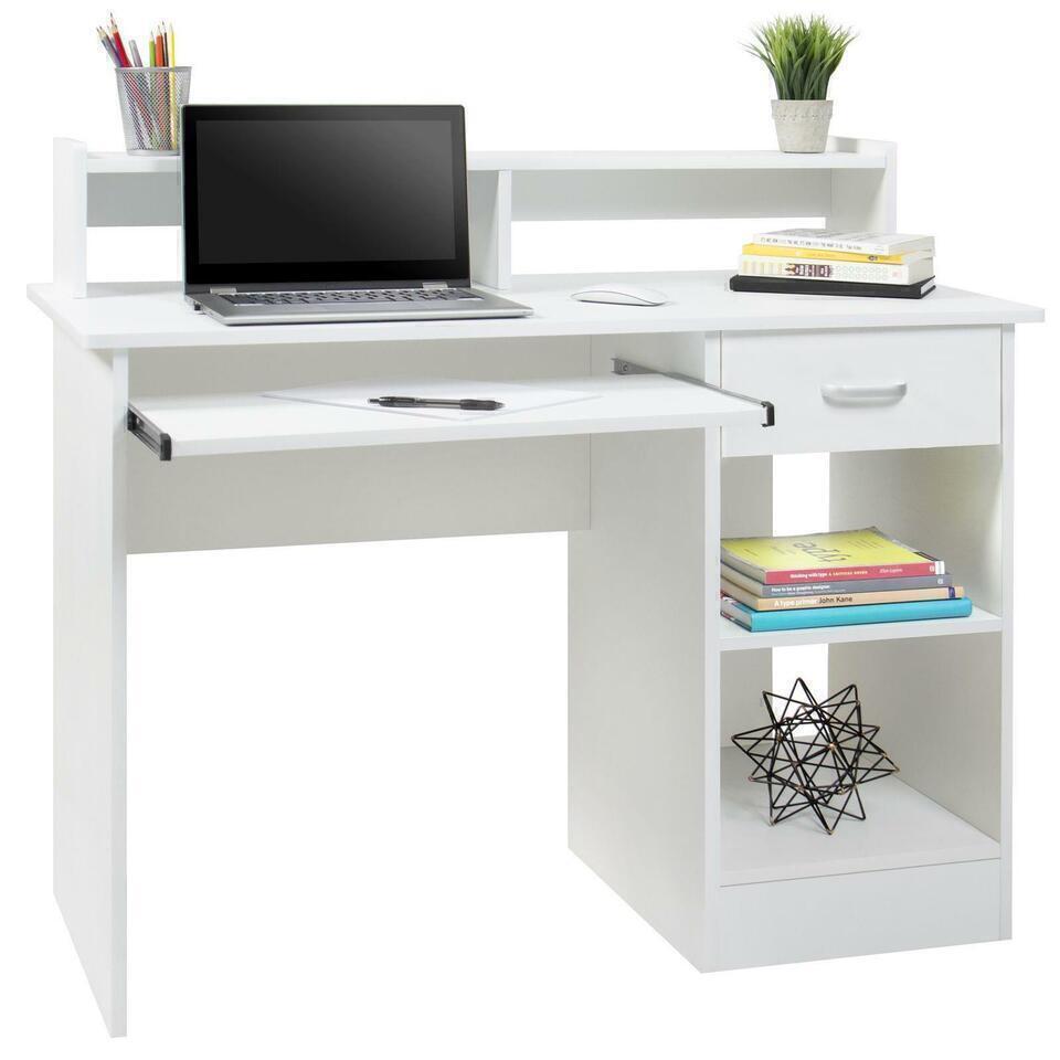 Computer Desk Office Laptop PC Work Home Drawer Keyboard Tray Table