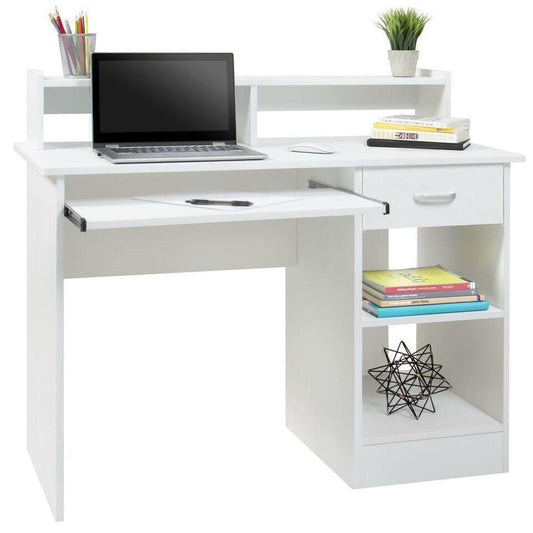 Computer Desk Office Laptop PC Work Home Drawer Keyboard Tray Table