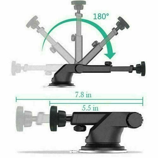 Dashboard Windshield Suction Magnetic Adjustable Mount Phone Holder
