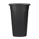 Plastic Trash Can Lift Top Kitchen Office Waste Trash Can- 11 Gal, Blk
