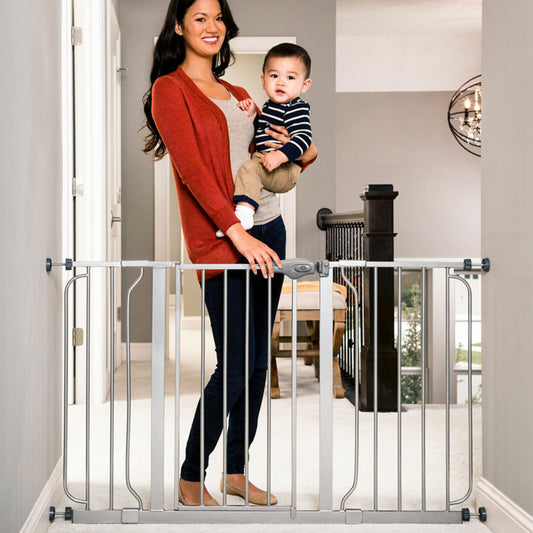 Regalo 49 Inch Easy Step Extra Wide Walk Thru Baby and Pet Safety Gate