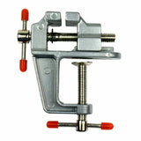 Miniature Bench Vise On Table 3.5" Miniature Vise Small Jewelers Clamp