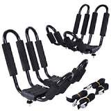 Car Roof Rack Carrier Canoe Boat Surf Ski Mount SUV Crossbar, 2Pairs