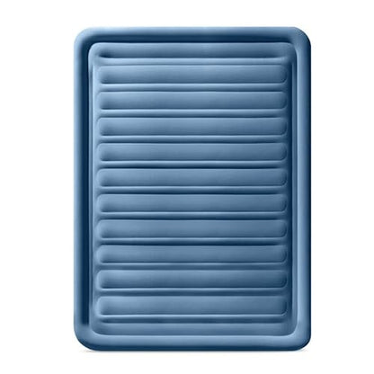 Air Mattress Durable Fiber-Tech Built-in Electric Pump 22"H-Queen