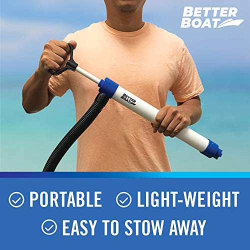 Better Boat Hand Bilge Pump Kayak Hand Water 25Gl/Min Siphon Pump