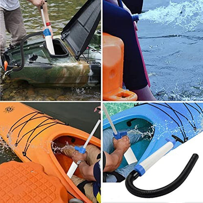 Manual Kayak Bilge Pump Boats Canoe Portable Hand Water Pump