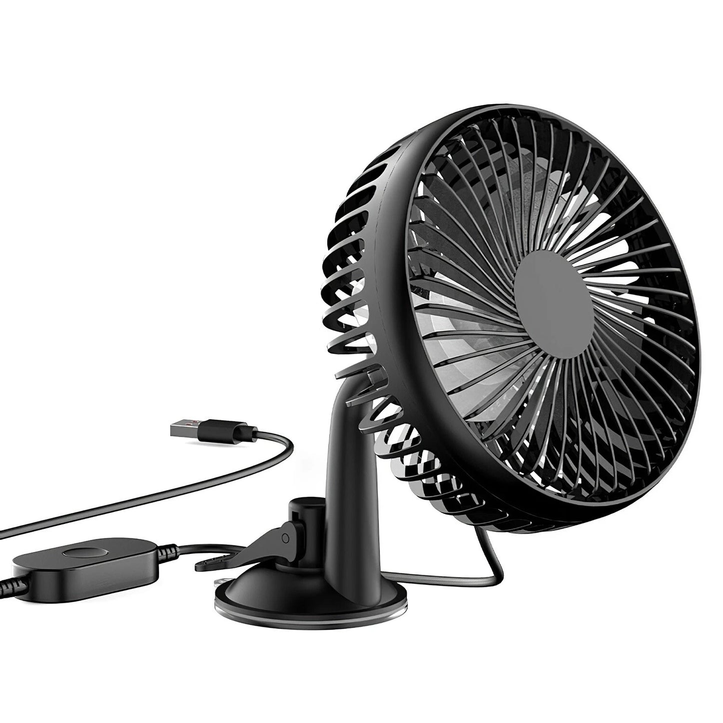 Cooling Fan Portable USB Vehicle Suction Car up Cooler Clip Fan