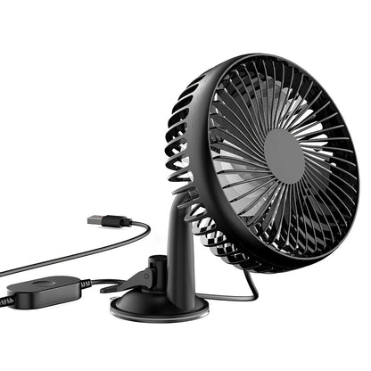 Cooling Fan Portable USB Vehicle Suction Car up Cooler Clip Fan