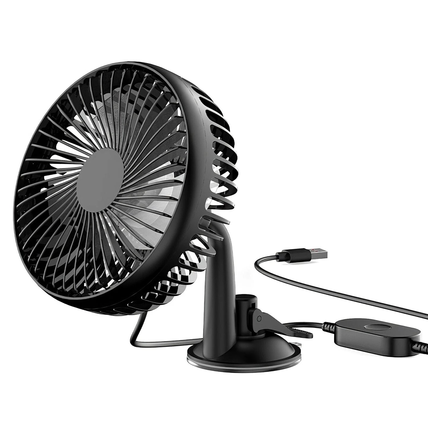 Cooling Fan Portable USB Vehicle Suction Car up Cooler Clip Fan