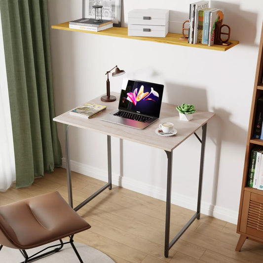 Computer Desk Office Metal Frame Modern Simple Style 32"W Desk