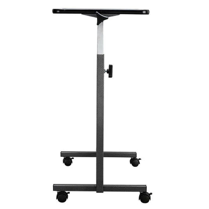 Overbed Table Height Adjustable Bedside Hospital Rolling Table