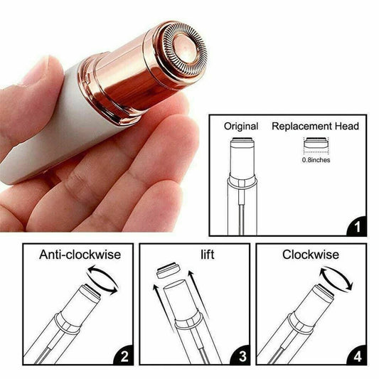 Facial Hair Remover Replacement Heads 4PCS For Flawless Gen1