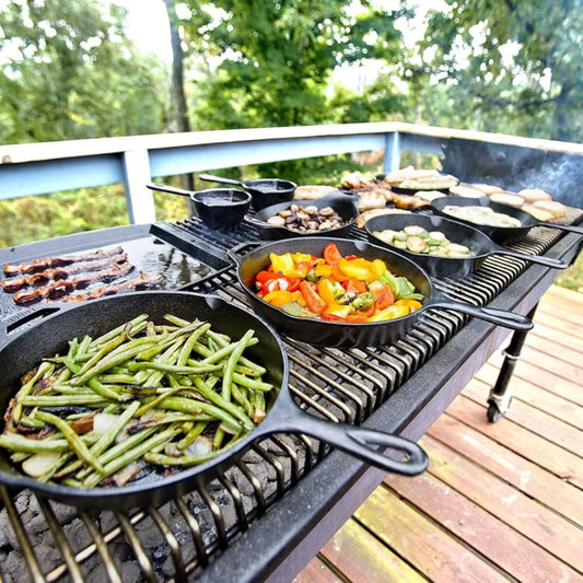 Lodge Cast Iron Pre-Seasoned Skillet 13.25" Grill Pan, Black