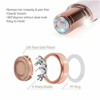 Facial Hair Remover Replacement Heads 4PCS For Flawless Gen1