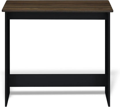 Writing Desk Office Space Saving Simplistic Study Table, Walnut