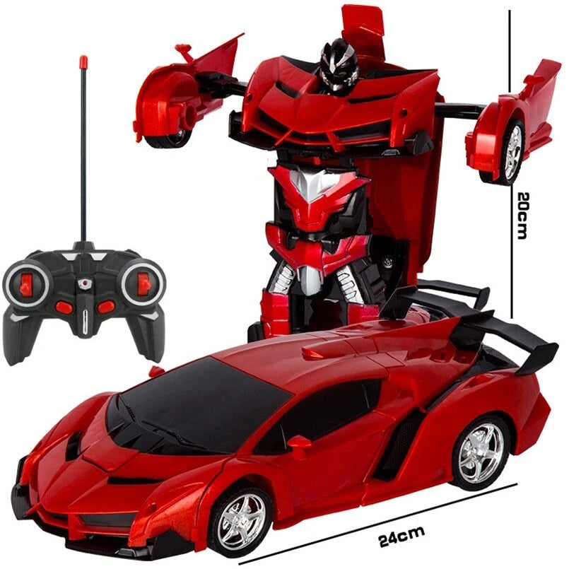 RC Car Sport Transformer RC Robot Controller 2 IN 1 Kids Toy Car
