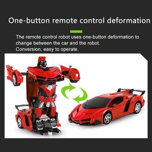 RC Car Sport Transformer RC Robot Controller 2 IN 1 Kids Toy Car