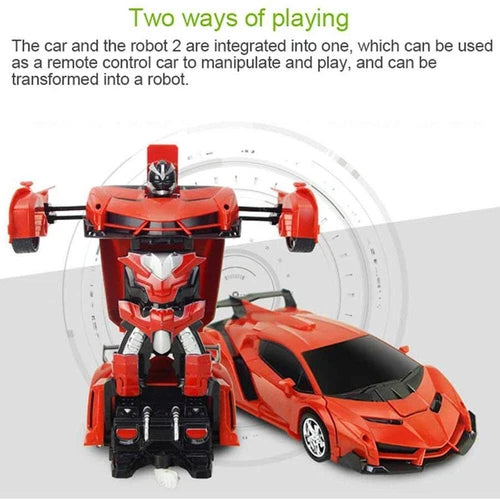 RC Car Sport Transformer RC Robot Controller 2 IN 1 Kids Toy Car